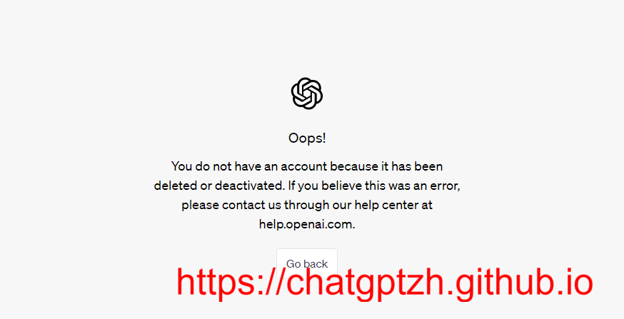 ChatGPT被封了